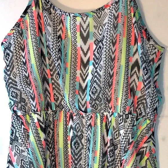 Dress XL flowing cute dress XL & cowboy boots size 5 - Picture 2 of 5